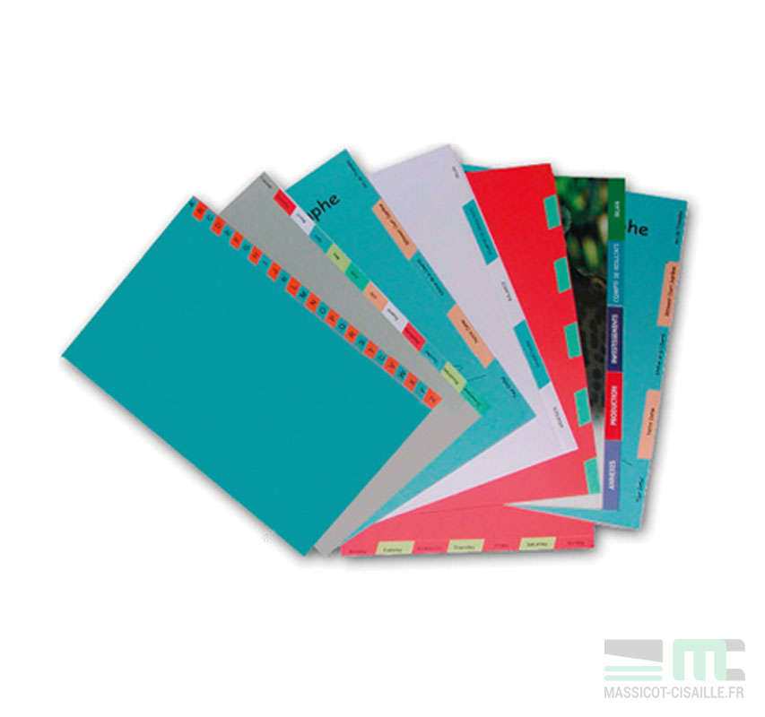 Découpeuse d'intercalaire <b>Onglematic O7</b> decoupe avec double arrondi